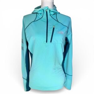 The North Face Women's Aqua Vaporwick Pullover 1/2 Zip Jacket - Large